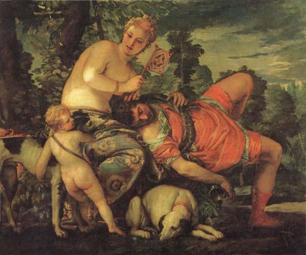 VERONESE (Paolo Caliari) Venus and Adonis Sweden oil painting art